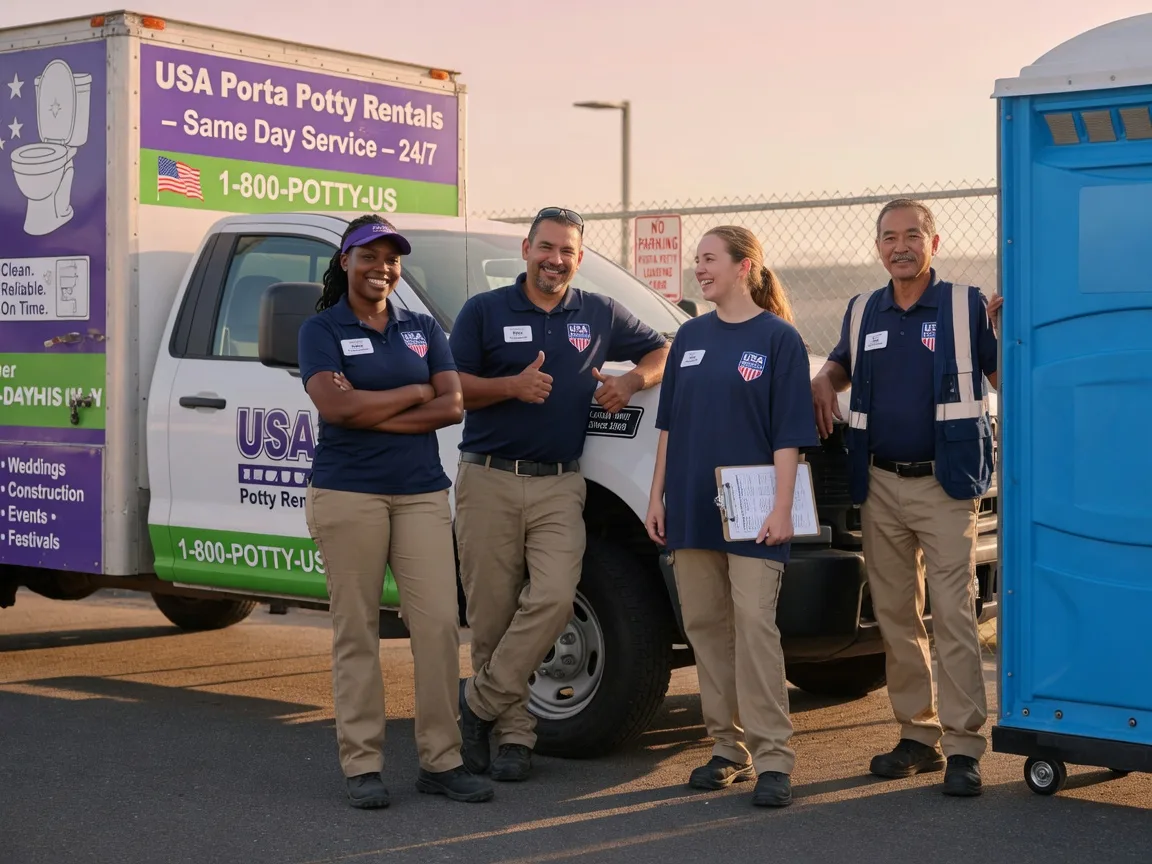 Porta Potty Rental company in Plymouth, CA